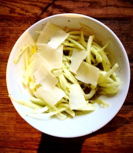 Fennel,Parmesan salad