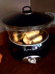 Slow cooker Rosemary garlic chicken
